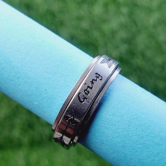 "6MM Stainless Steel Fidget Ring for Men/Women, AAAQL1008 - Picture 5 of 12